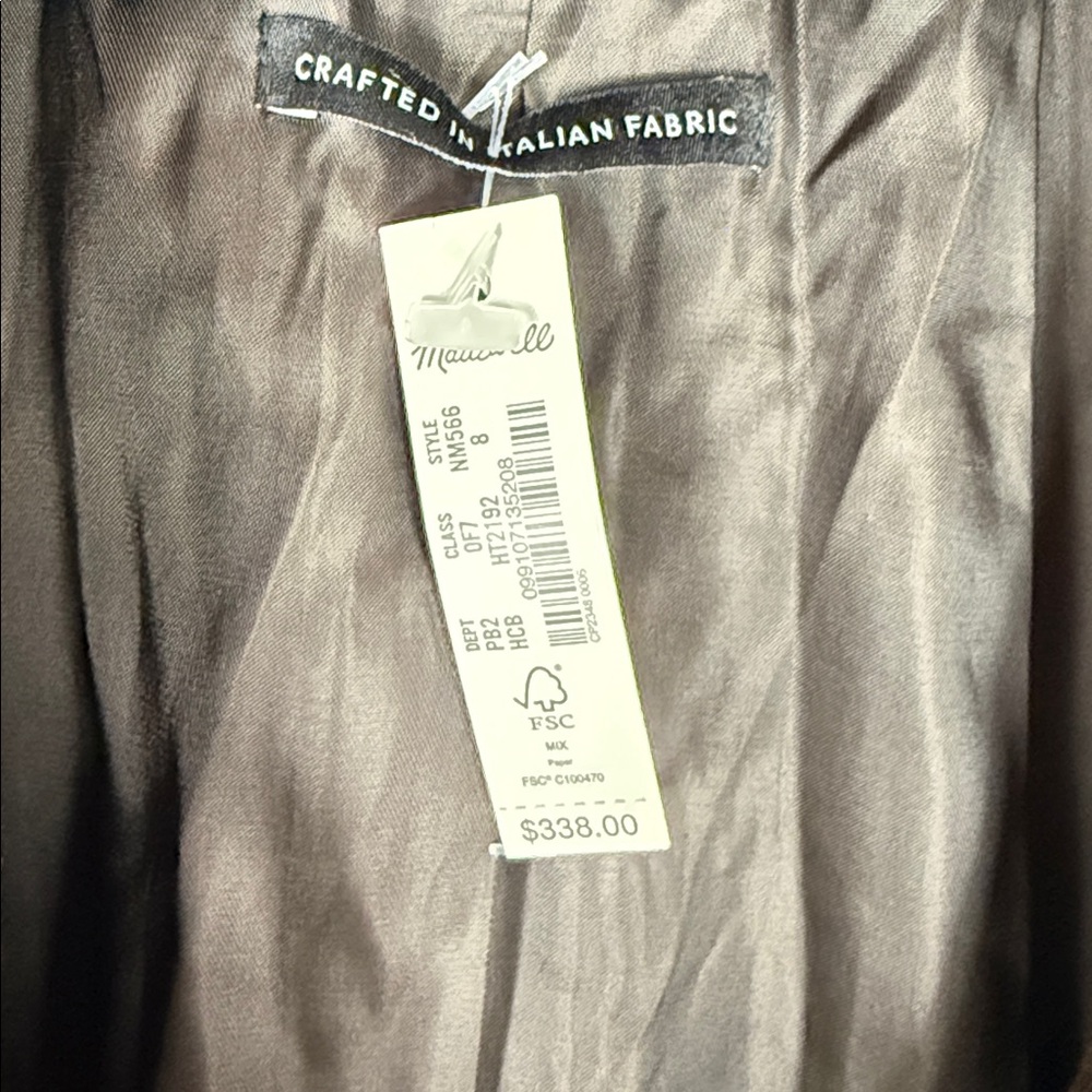 Madewell The Gianna Coat in Insuluxe Fabric Cold Brew - Picture 11 of 13